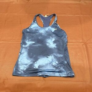 Under Armour Women’s Black and Gray Tie-Dye Racerback Tank